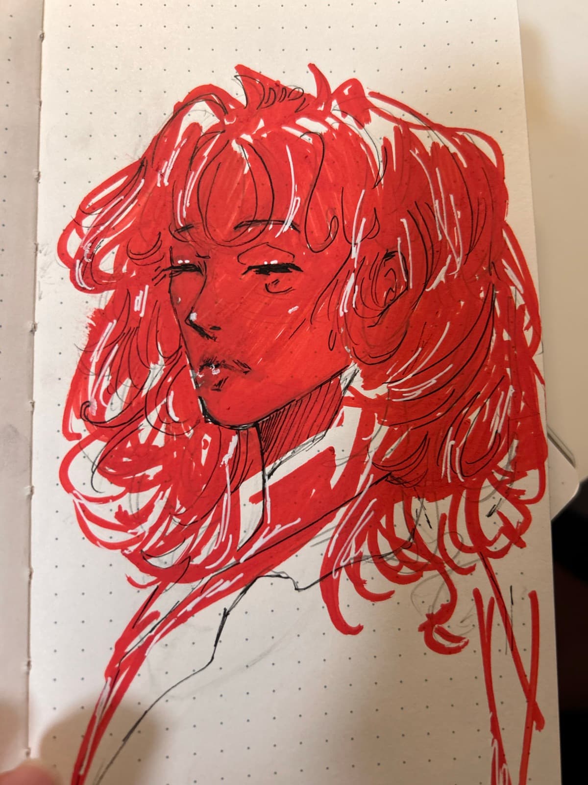 A page from Melody Yin's sketchbook