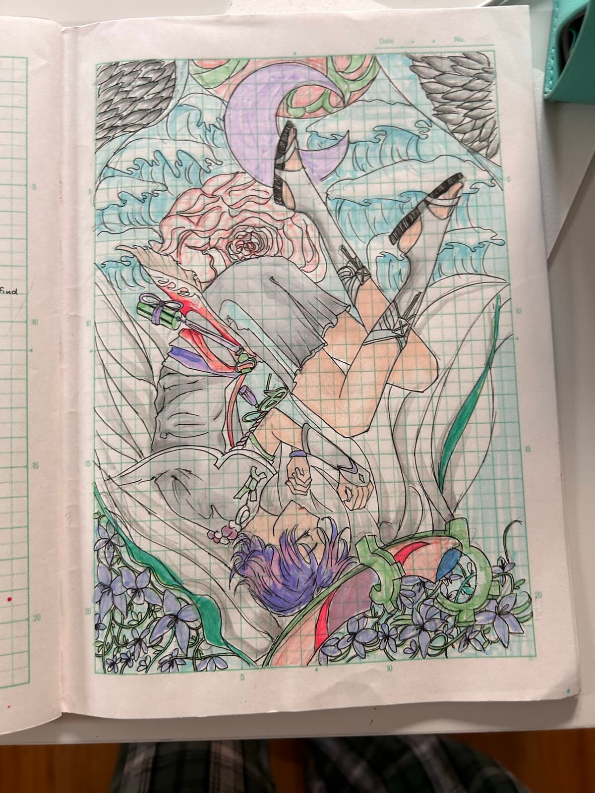 A page from Melody Yin's sketchbook