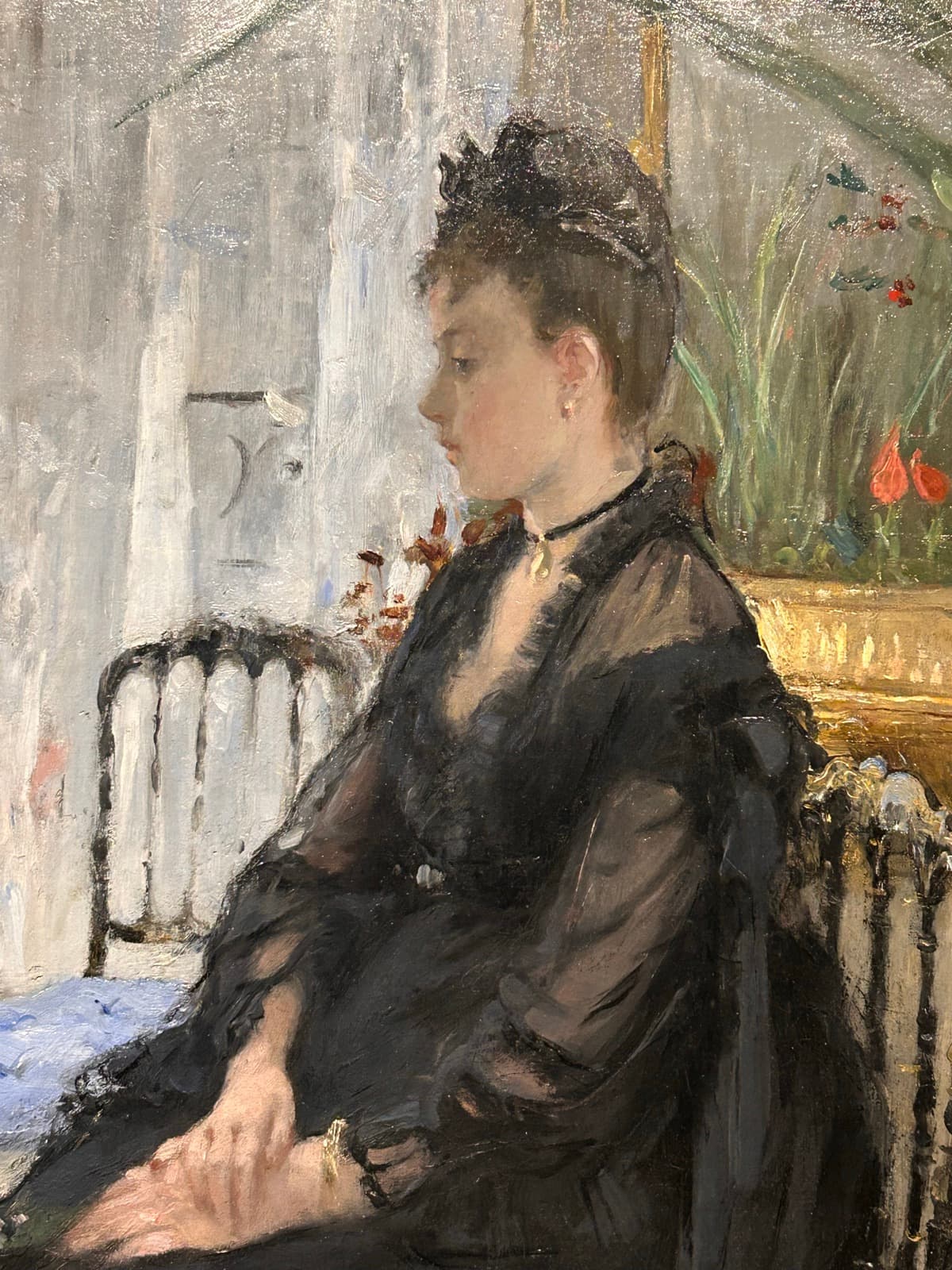 a favorite painting seen in a museum