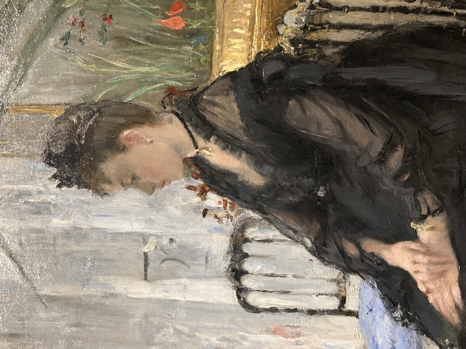 a favorite painting seen in a museum